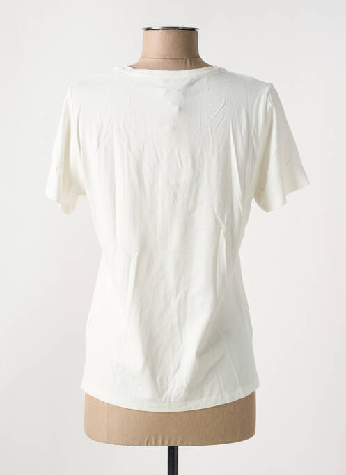 T-shirt sérigraphie manches courtes beige GUY DUBOUIS femme
