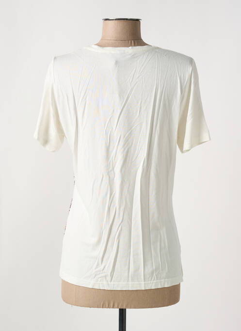 T-shirt sérigraphie manches courtes beige MERI & ESCA femme