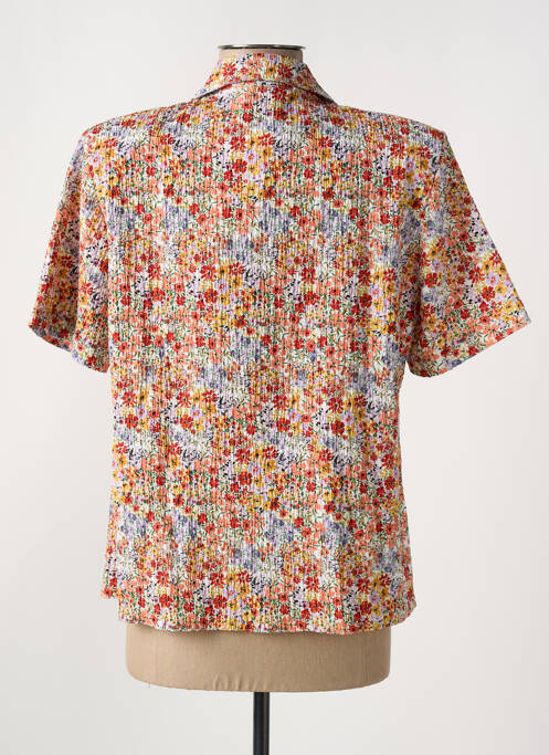 Chemisier manches courtes manches courtes orange GRIFFON femme