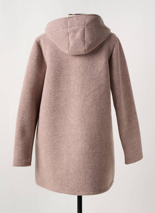 Manteau long rose QUATRE VINGT JOURS femme