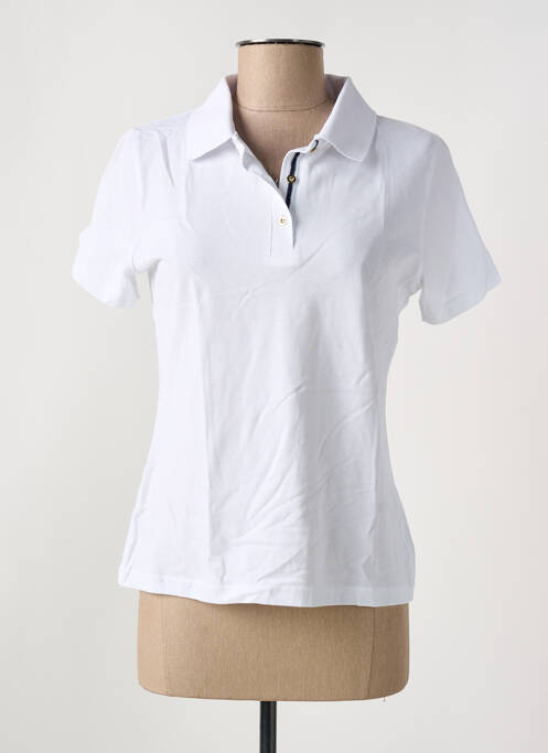 Polo blanc I.ODENA femme