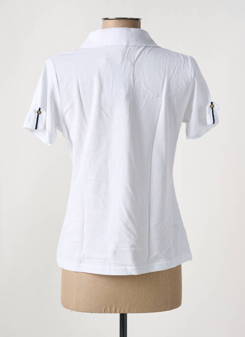 Polo blanc I.ODENA femme