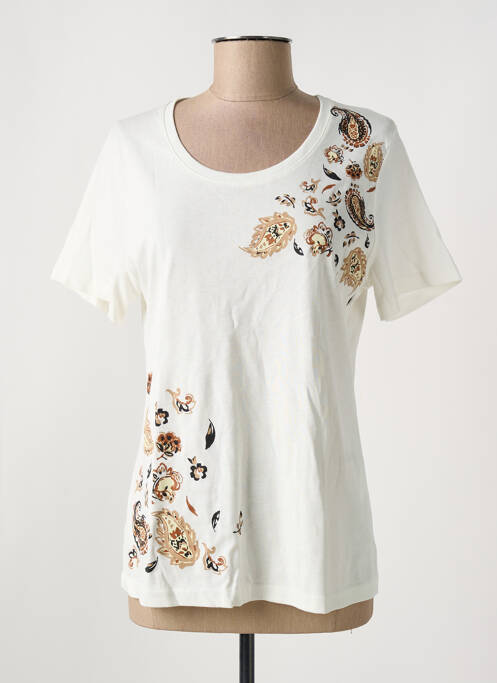 T-shirt beige MERI & ESCA femme