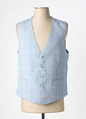 Gilet sans manche poches bleu ATELIER TORINO homme