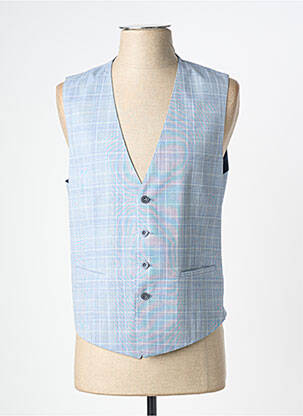 Gilet sans manche poches bleu ATELIER TORINO homme
