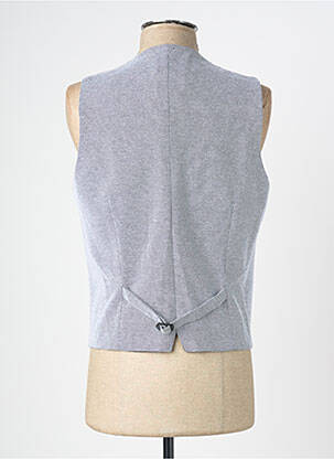 Gilet sans manche tissage chiné gris KARL LAGERFELD homme
