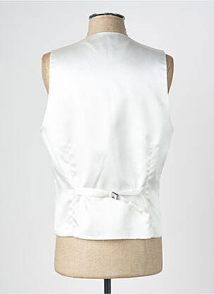 Gilet sans manche effet matière satinée gris GREGE CREATION homme