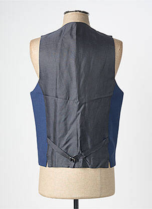 Gilet sans manche bi-matiére bleu HUGO BOSS homme