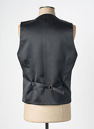 Gilet sans manche bi-matiére gris GREGE CREATION homme
