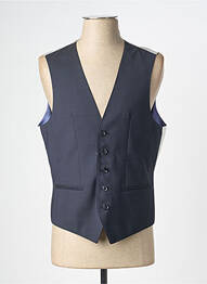 Gilet sans manche bi-matiére bleu BUGATTI homme