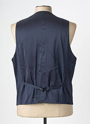 Gilet sans manche bi-matiére bleu HUGO BOSS homme