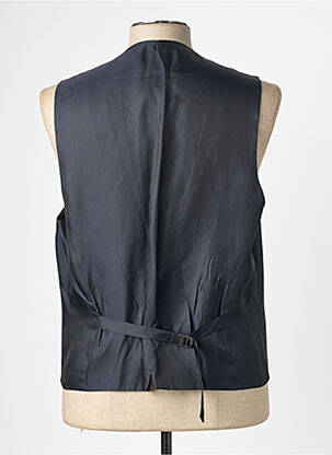 Gilet sans manche bi-matiére bleu HUGO BOSS homme