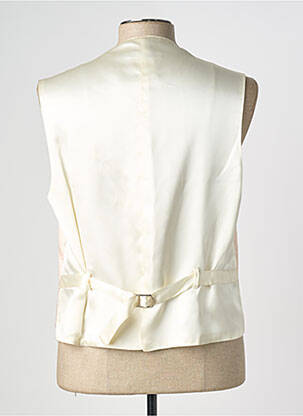 Gilet sans manche effet matière satinée rose NOGARET homme
