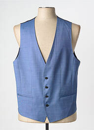 Gilet sans manche bi-matiére bleu HUGO BOSS homme