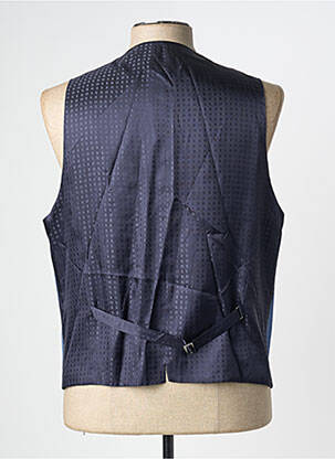 Gilet sans manche bi-matiére bleu HUGO BOSS homme