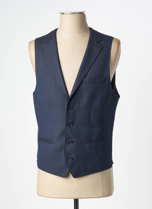 Gilet sans manche poches bleu HUGO BOSS homme