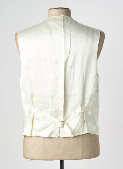 Gilet sans manche effet matière satinée bleu NOGARET homme