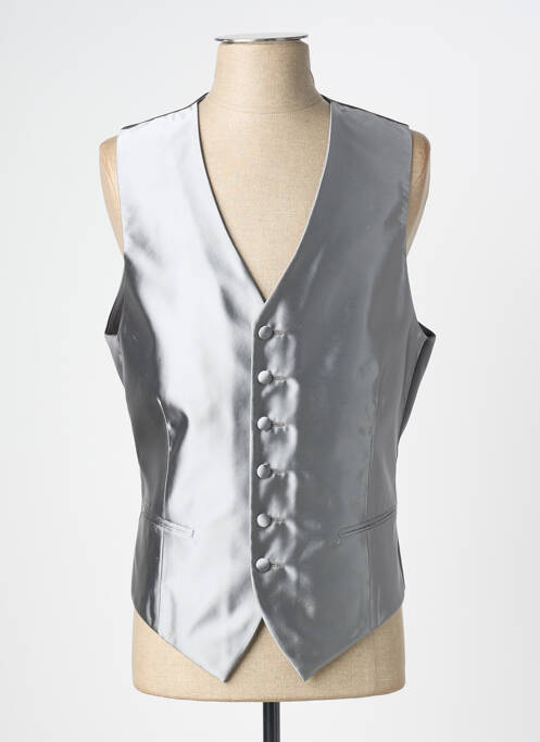 Gilet sans manche gris GREGE CREATION homme