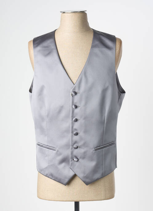 Gilet sans manche gris GREGE CREATION homme
