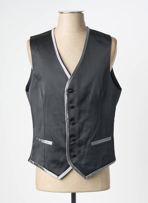 Gilet sans manche noir GREGE CREATION homme
