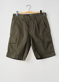 Bermuda stretch taille normale vert EDEN PARK homme