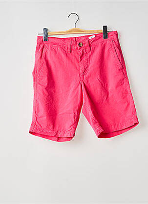Bermuda stretch taille normale rose EDEN PARK homme