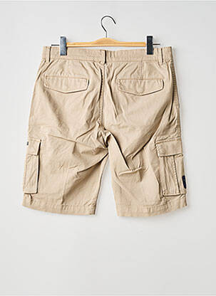 Bermuda tissage denim taille normale beige AERONAUTICA homme