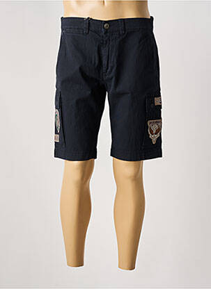 Bermuda stretch taille normale bleu AERONAUTICA homme