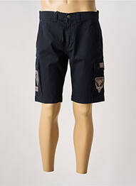 Bermuda stretch taille normale bleu AERONAUTICA homme
