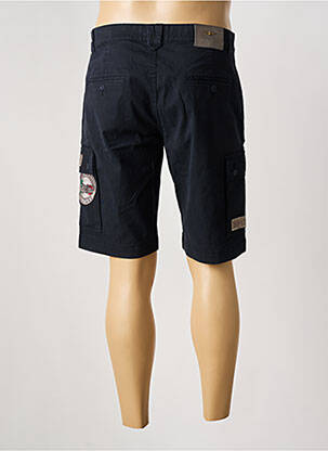 Bermuda stretch taille normale bleu AERONAUTICA homme