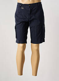 Bermuda stretch taille normale bleu AERONAUTICA homme