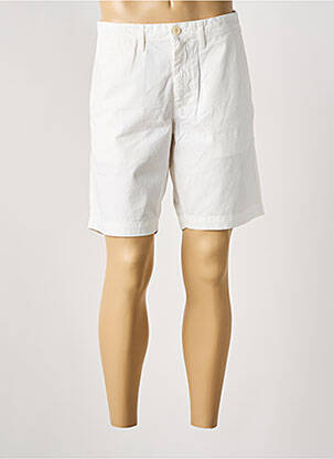 Bermuda stretch taille normale blanc EDEN PARK homme
