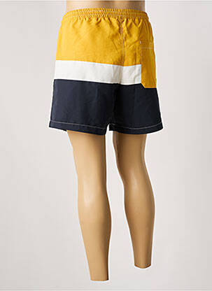 Short de bain tissage imperméable jaune AERONAUTICA homme