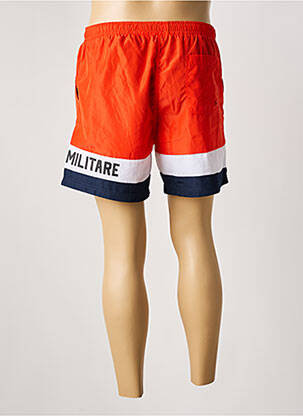 Short de bain tissage imperméable orange AERONAUTICA homme