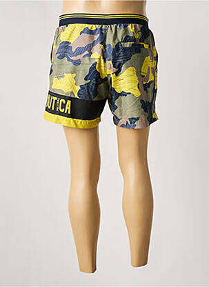 Short de bain tissage imperméable vert AERONAUTICA homme
