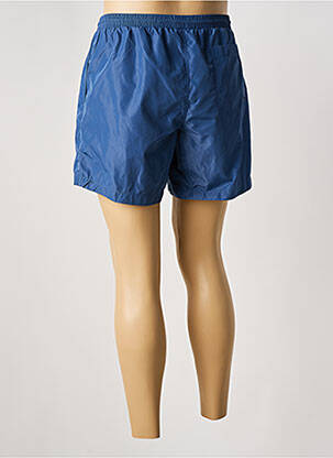Short de bain effet matière satinée bleu AERONAUTICA homme