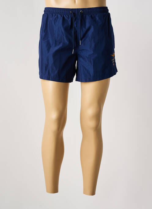Short de bain bleu AERONAUTICA pour homme
