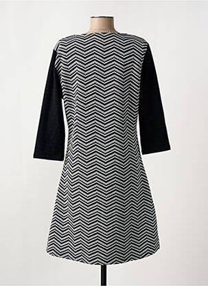 Robe mi-longue manches 3/4 manches 3/4 gris SMASH WEAR femme