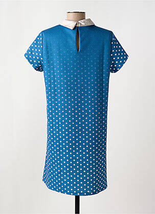 Robe courte manches courtes manches courtes bleu SMASH WEAR femme