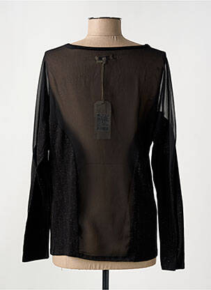 Top stretch manches longues noir KAPORAL femme