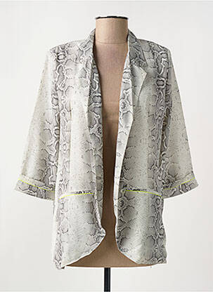 Blazer col châle gris KAPORAL femme