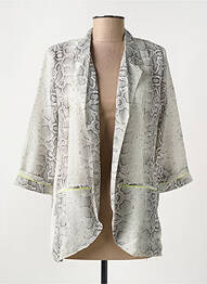 Blazer col châle gris KAPORAL femme