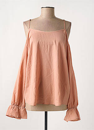 Top coupe fluide manches longues rose LES P'TITES BOMBES femme