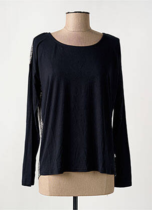 Top stretch manches longues noir LOLA ESPELETA femme