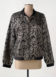 Blouson effet matière satinée noir LES P'TITES BOMBES femme