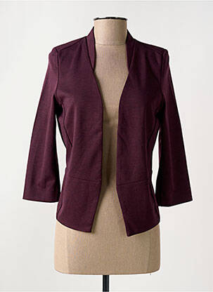 Blazer finition intérieure biaisée violet B.YOUNG femme