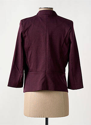 Blazer finition intérieure biaisée violet B.YOUNG femme