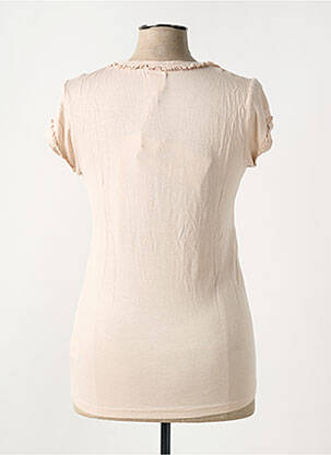 T-shirt imprimé fantaisie manches courtes beige LOLA ESPELETA femme