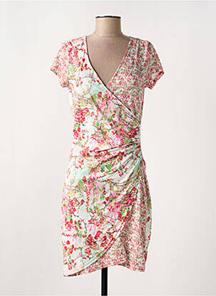 Robe mi-longue rose SMASH WEAR femme