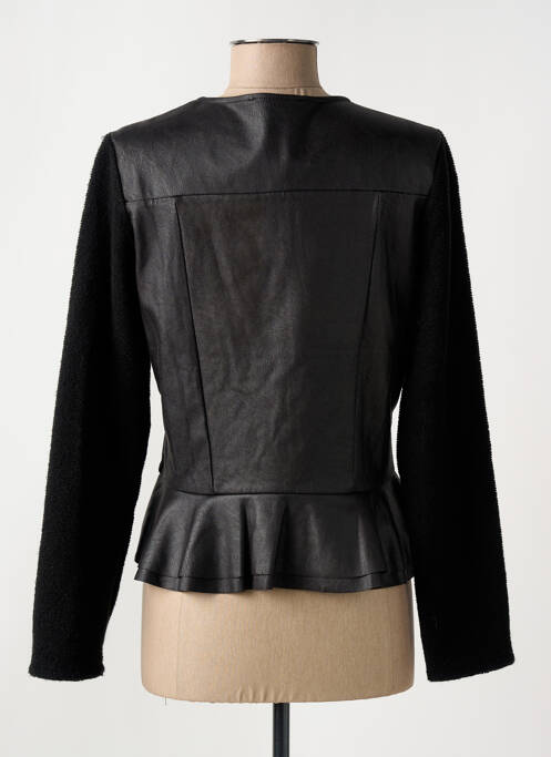 Veste chic fermeture boutonnée sur le devant noir COTTON BROTHERS femme